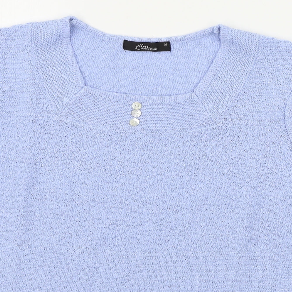 Womens UK Size M BM Blue Pullover Jumper