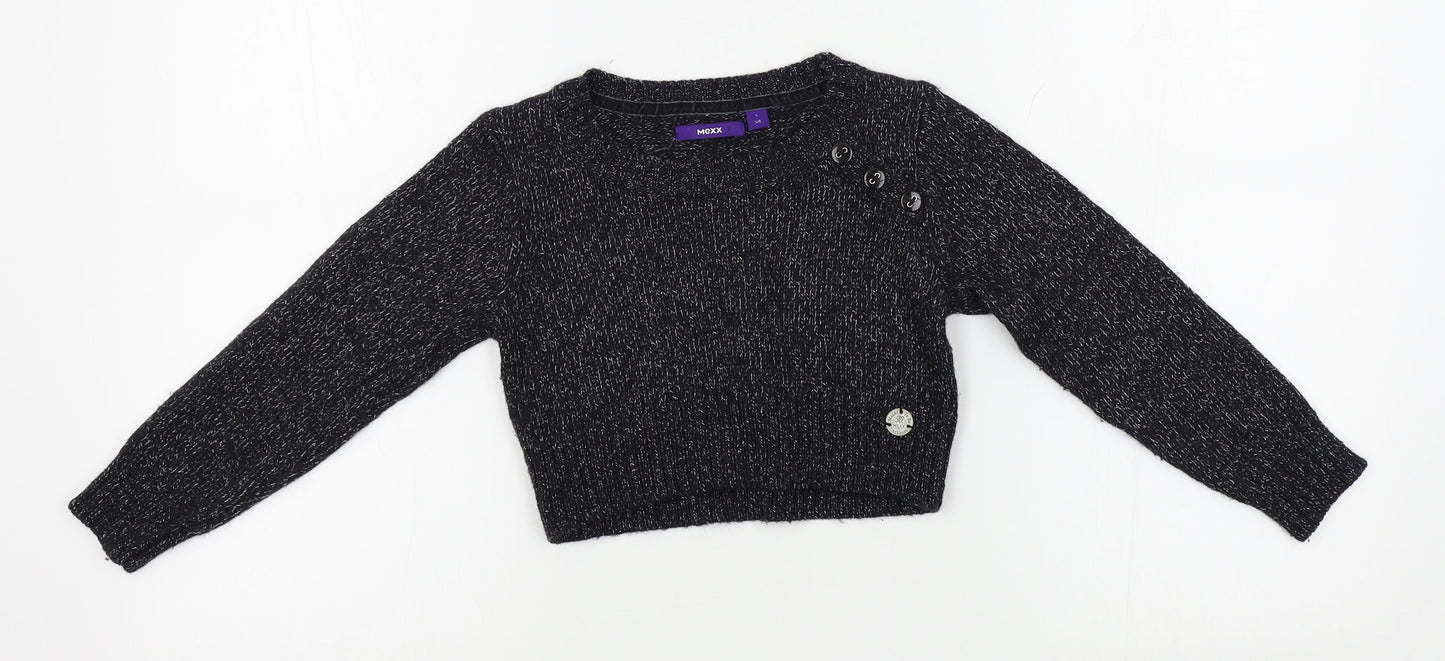 Womens UK Size L Mexx Black Cardigan Jumper
