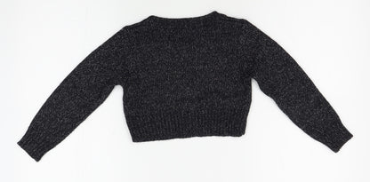 Womens UK Size L Mexx Black Cardigan Jumper
