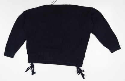 H&M Womens Blue   Pullover Jumper Size M