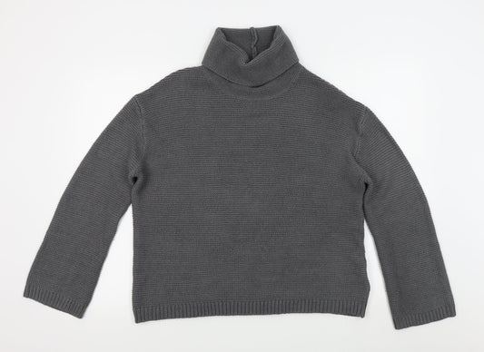 Womens UK Size S H&M Grey Pullover Jumper