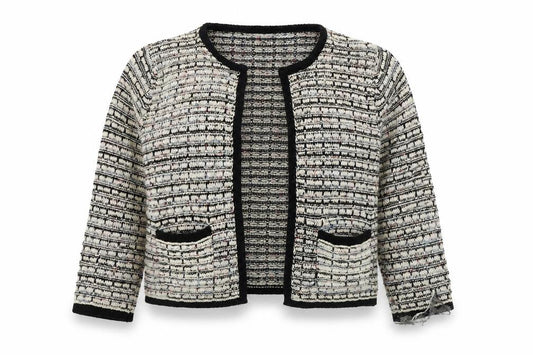 Front view of Red Herring women’s beige cardigan jumper, size UK 10