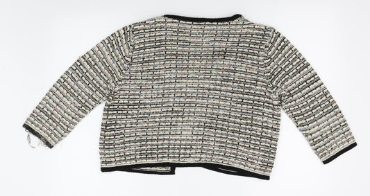 Womens UK Size 10 Red Herring Beige Cardigan Jumper