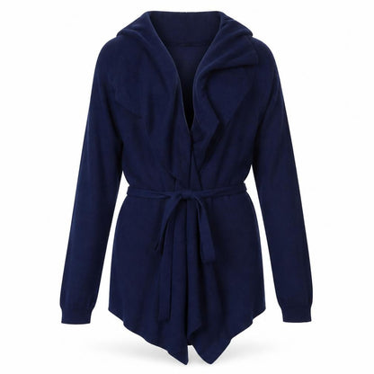 F&F Womens Blue   Wrap Jumper Size 10  - Waterfall Cardigan