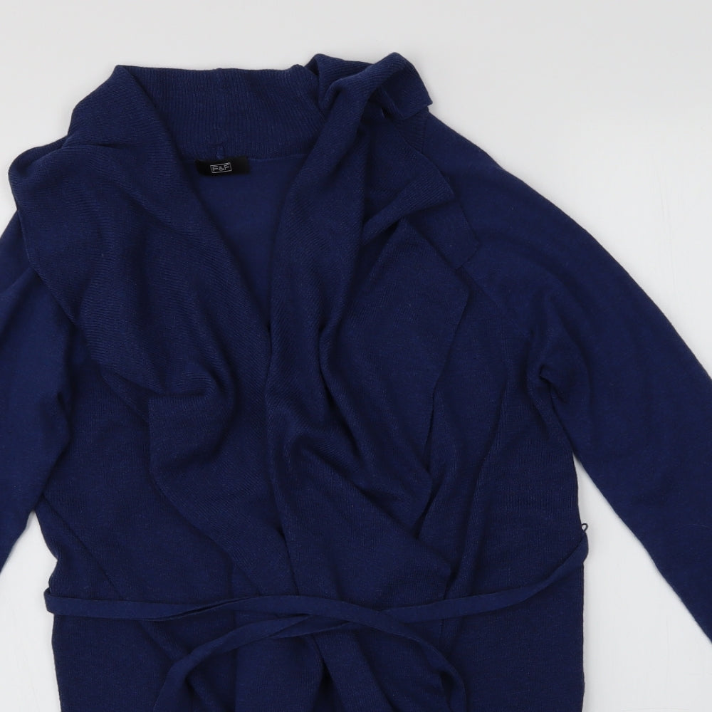 Florence & Fred Womens Blue   Wrap Jumper Size 10  - Waterfall Cardigan