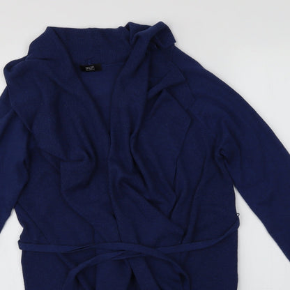 Florence & Fred Womens Blue   Wrap Jumper Size 10  - Waterfall Cardigan