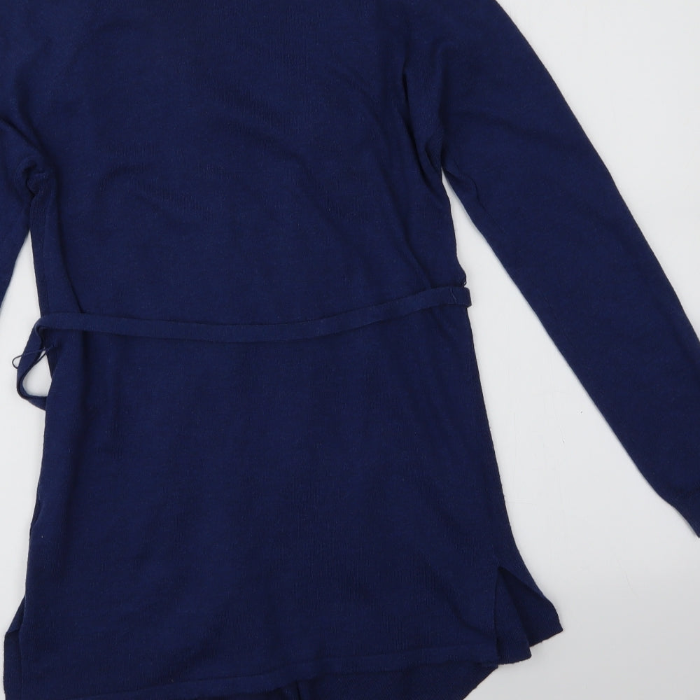 Florence & Fred Womens Blue   Wrap Jumper Size 10  - Waterfall Cardigan