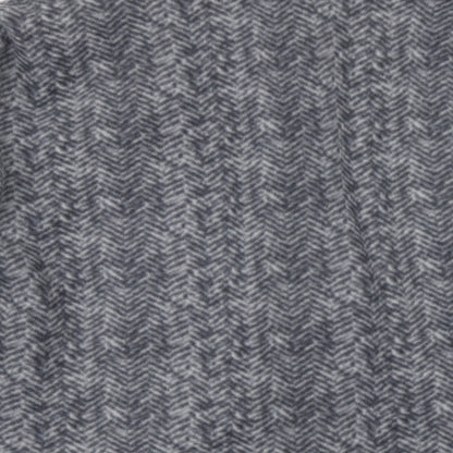 ann de lancay Womens Grey Striped  Jacket Coat Size 2XL