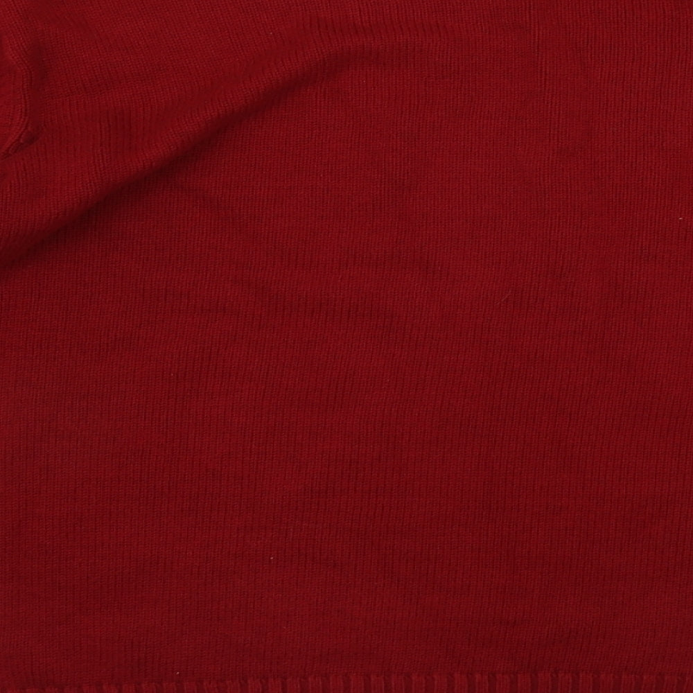 Easy Mens Red   Pullover Jumper Size M