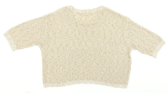 F&F Womens Beige   Cardigan Jumper Size 16