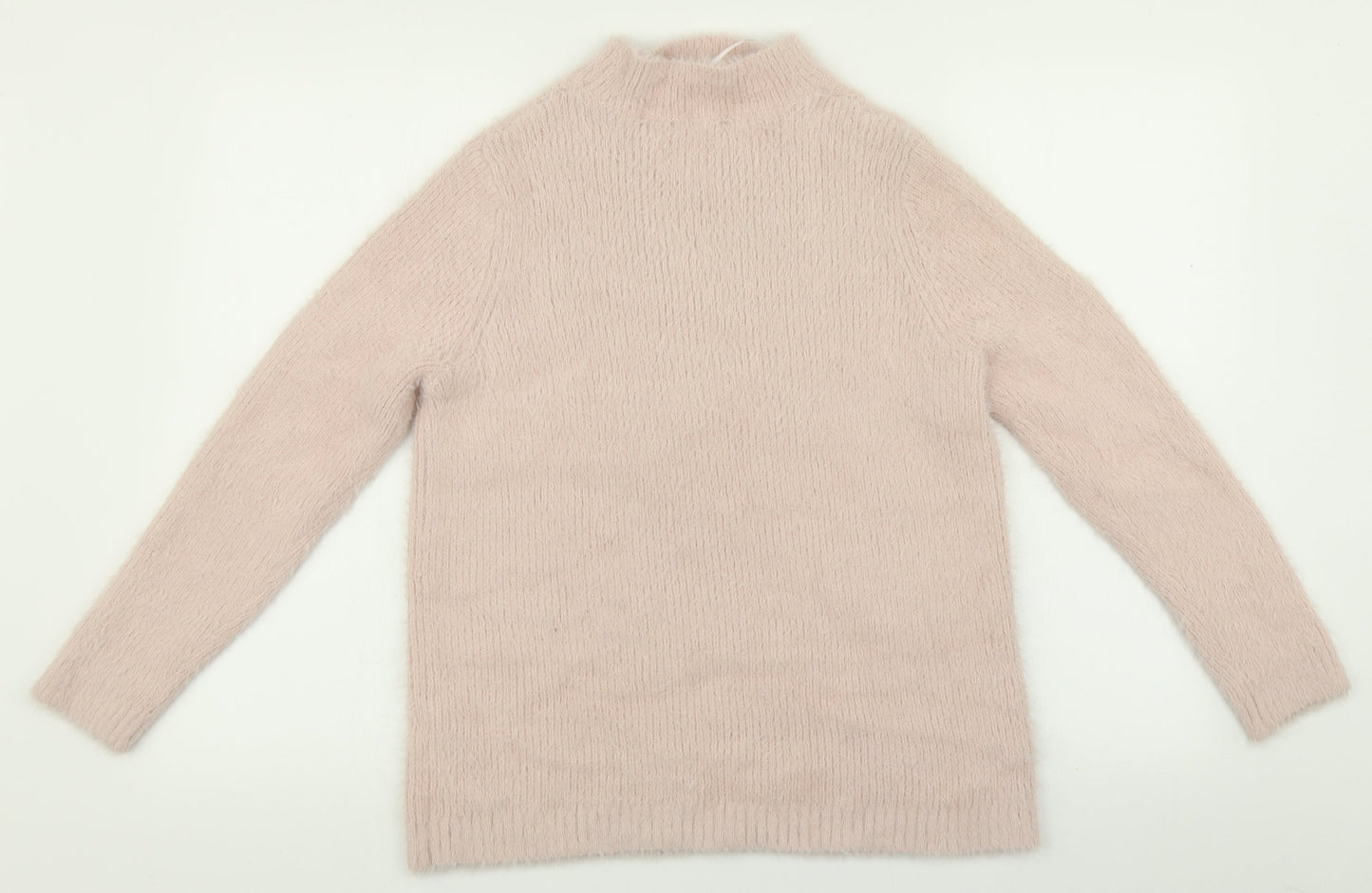 Womens UK Size L Peacocks Pink Pullover Jumper