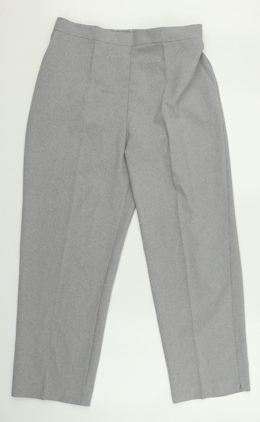 Womens UK Size 18 Emma Collection Regular Fit  Grey Trousers
