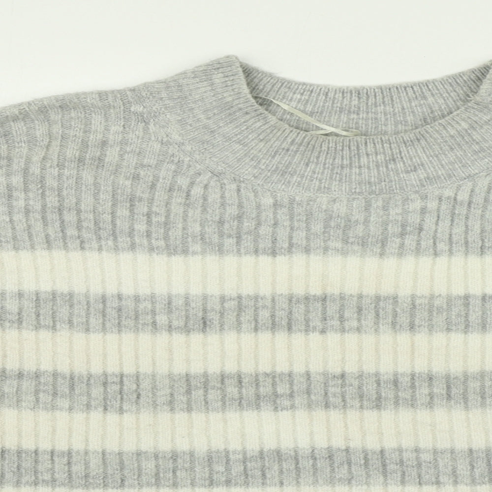 George Womens Multicoloured Striped  Pullover Jumper Size S