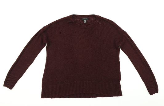 Womens UK Size M New Look Red Pullover Jumper