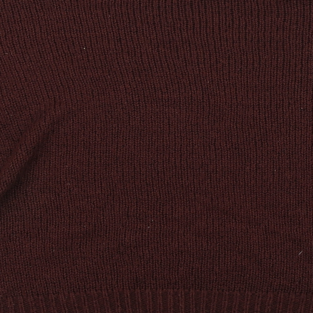 Womens UK Size M New Look Red Pullover Jumper