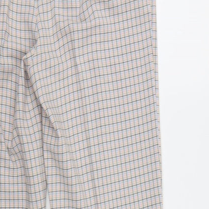 Alice Collins Womens Multicoloured Check  Sweatpants Trousers  L28 in
