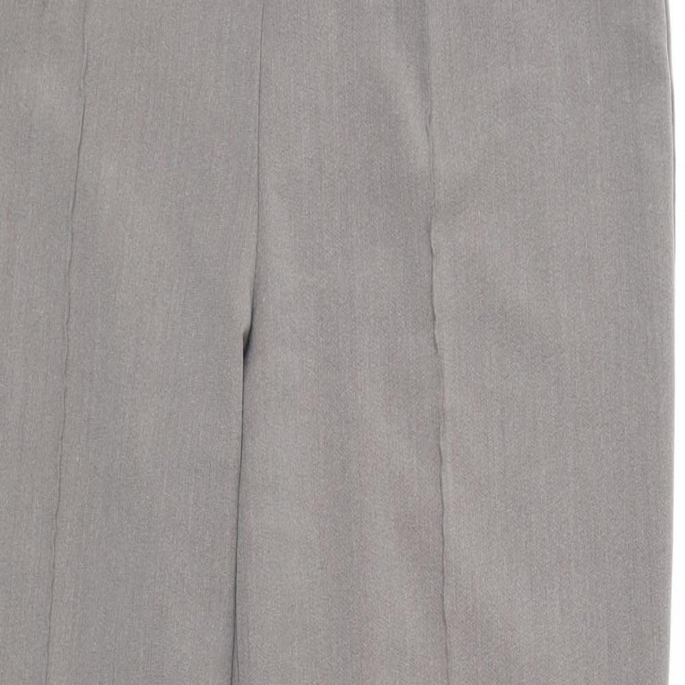 Classic Womens Grey   Cropped Trousers Size 12 L26 in