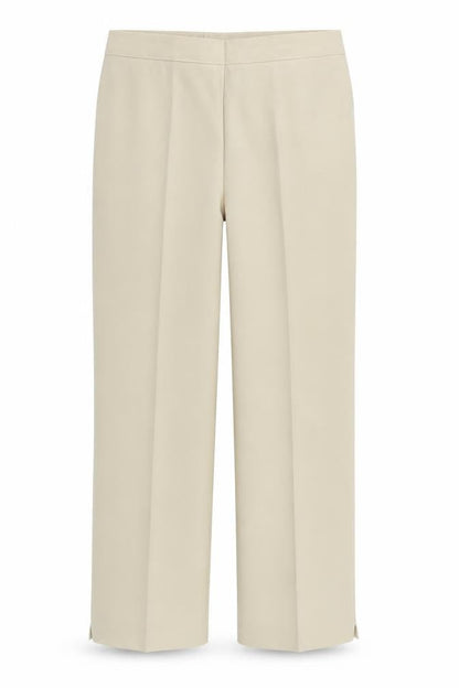 Womens UK Size  Preworn Regular Fit  Beige Trousers