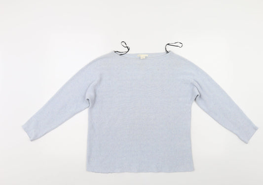 Womens UK Size XS H&M Blue Pullover Jumper