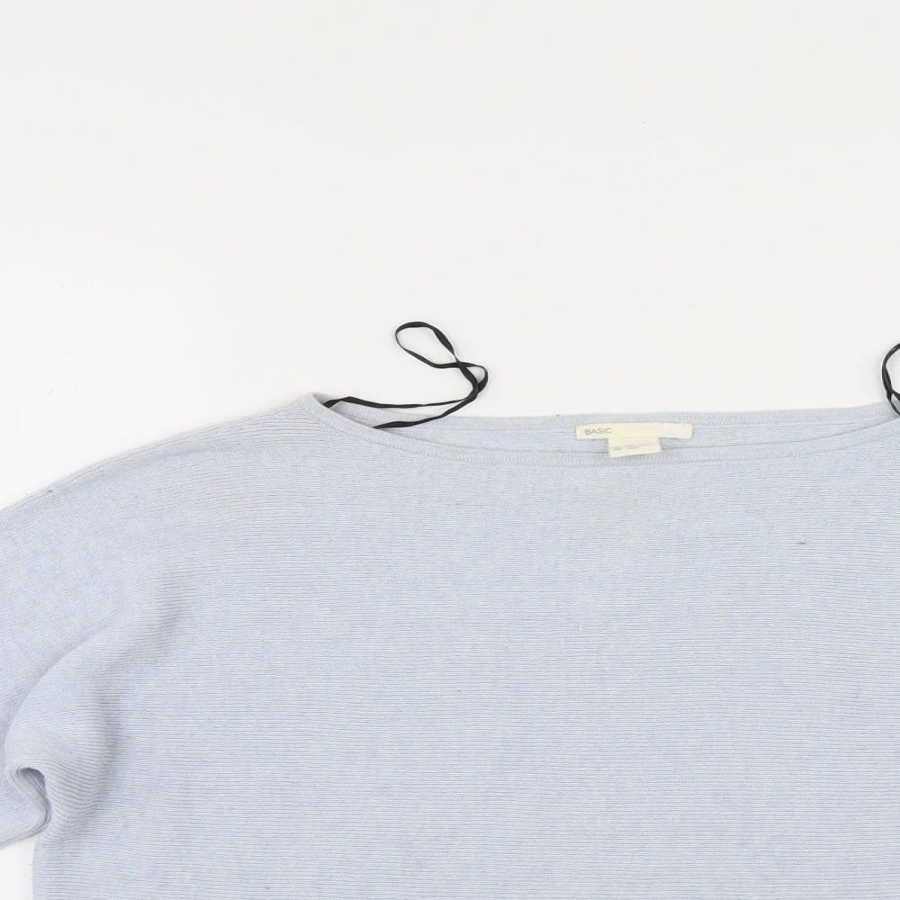 Womens UK Size XS H&M Blue Pullover Jumper