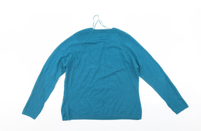 Womens UK Size  Per Una Blue Pullover Jumper