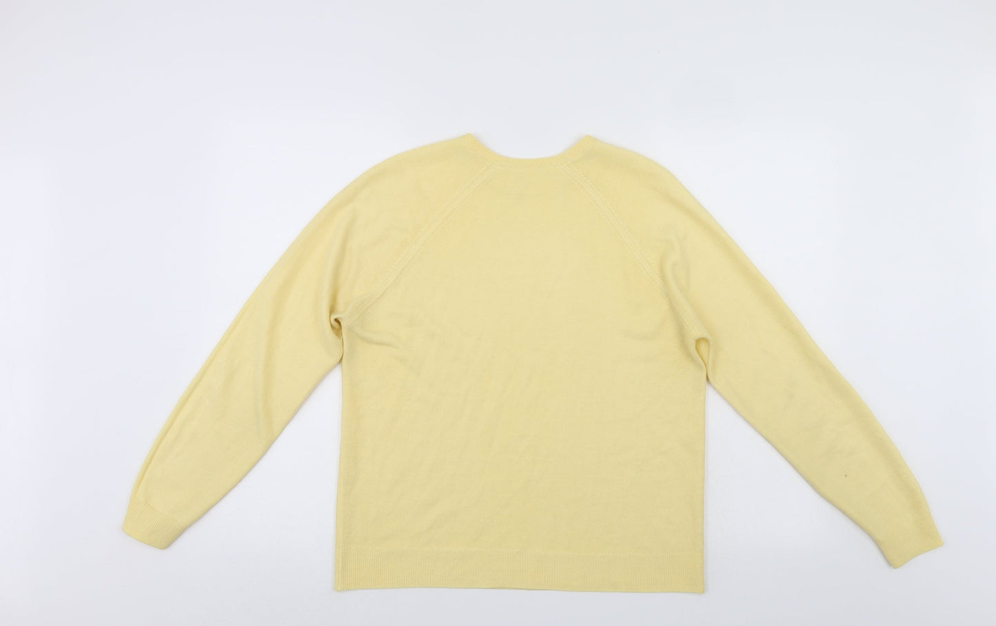 Womens UK Size  Preworn Yellow Pullover Jumper