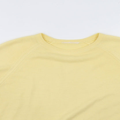 Womens UK Size  Preworn Yellow Pullover Jumper