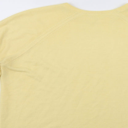 Womens UK Size  Preworn Yellow Pullover Jumper
