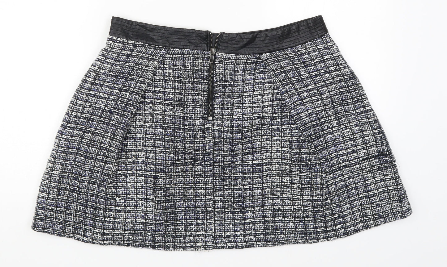 FOREVER 21 Womens Blue   Skater Skirt Size L