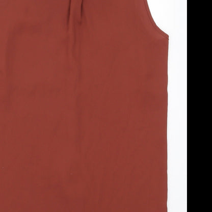 Primark Womens Brown   Basic Button-Up Size 10