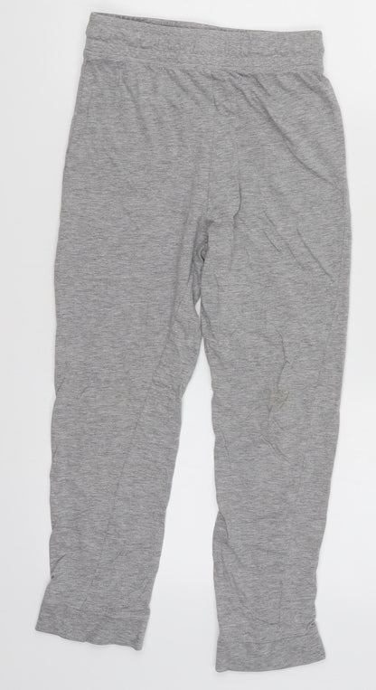 Marks and Spencer Girls Grey   Cropped Trousers Size 9-10 Years - Loungewear