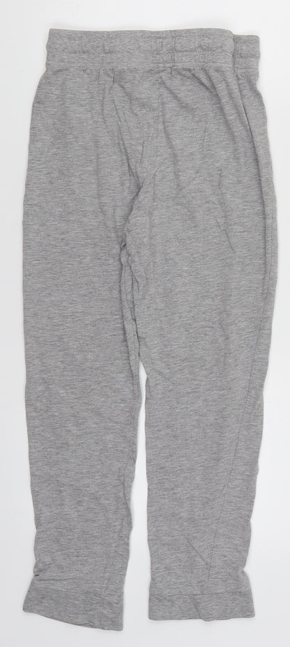 Marks and Spencer Girls Grey   Cropped Trousers Size 9-10 Years - Loungewear