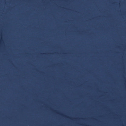 George Boys Blue   Basic T-Shirt Size 7-8 Years  - Surf Vibes