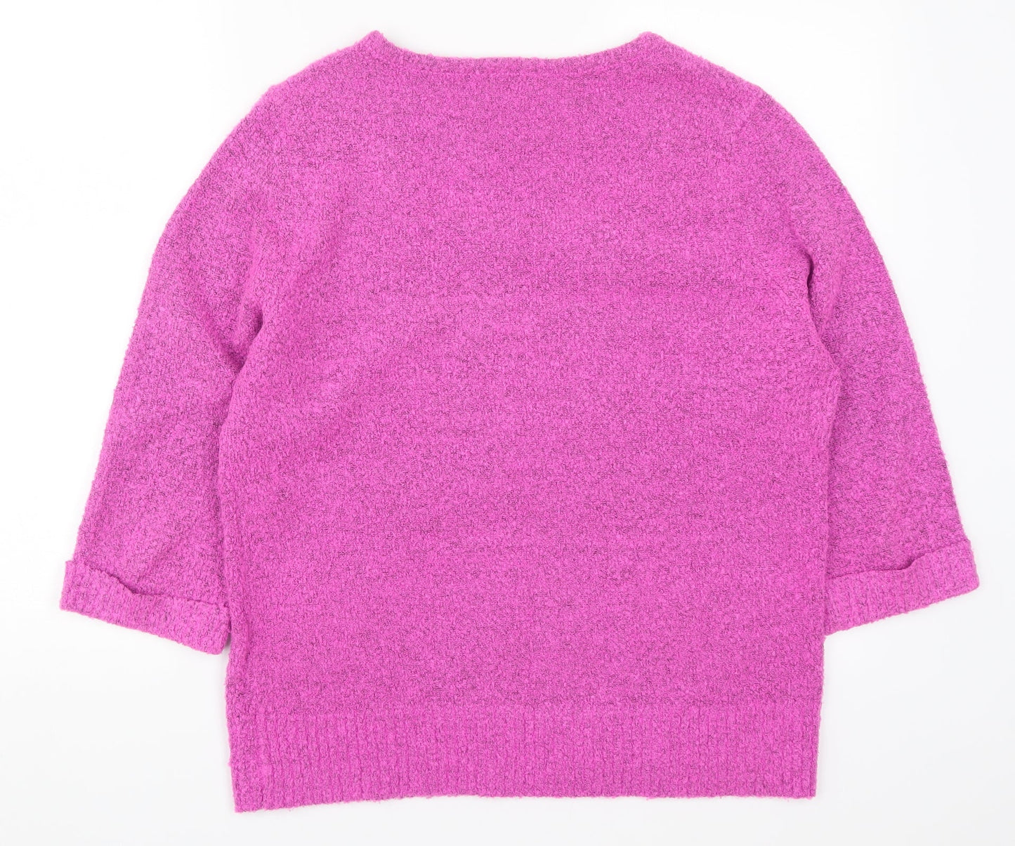 Womens UK Size 16 M&Co Pink Pullover Jumper