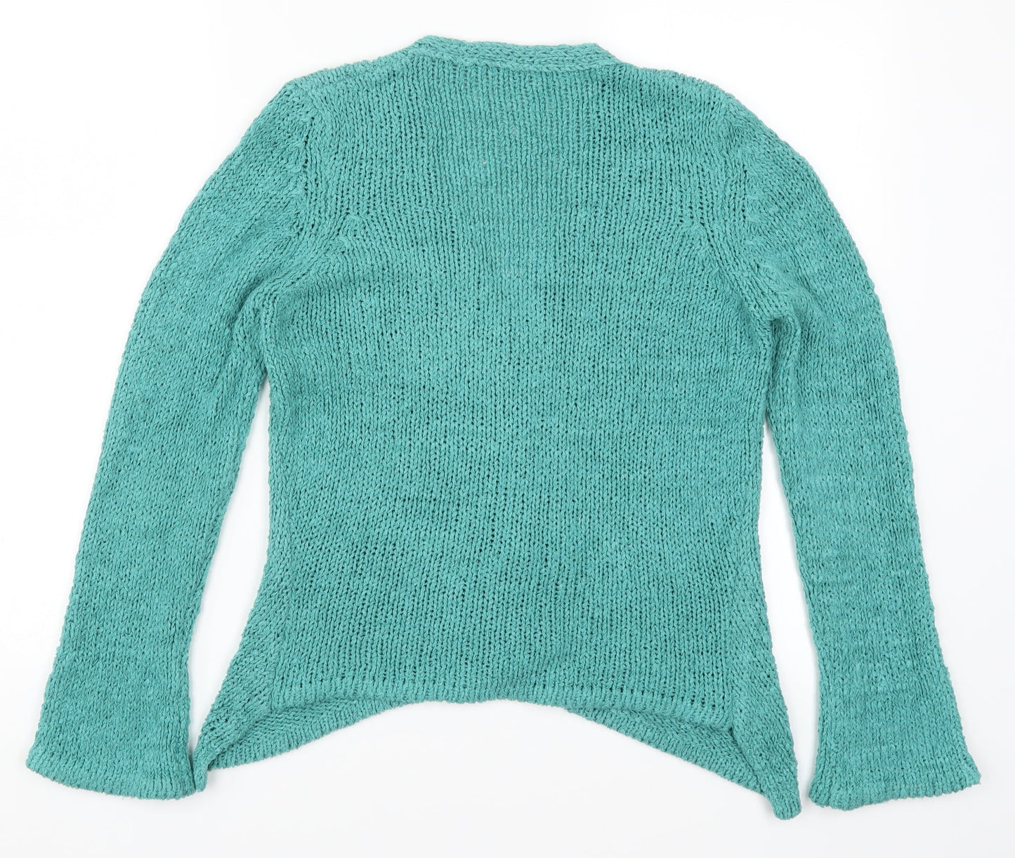 Womens UK Size S Preworn Blue Cardigan Jumper