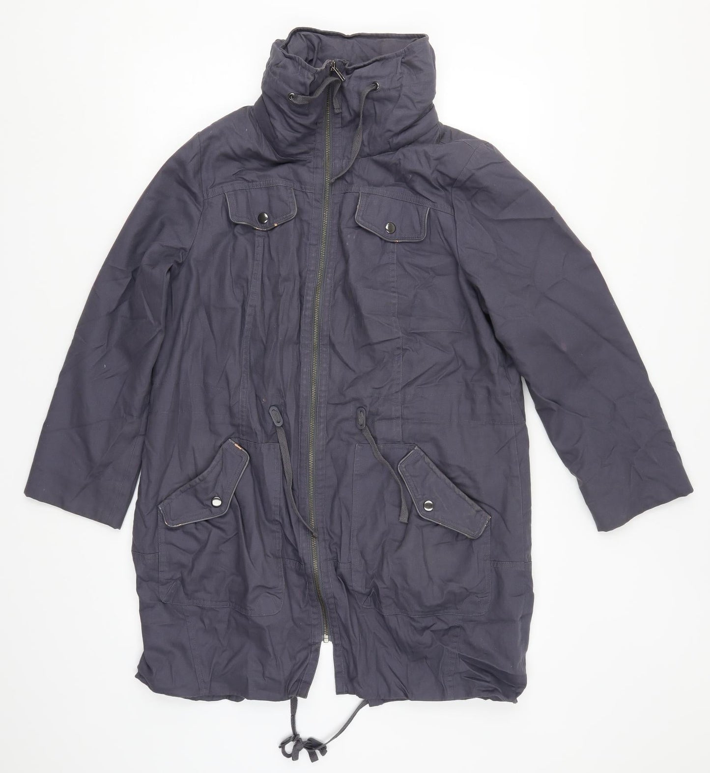 Womens UK Size 12 Marks and Spencer Purple Overcoat