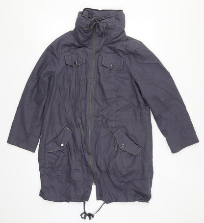 Womens UK Size 12 Marks and Spencer Purple Overcoat