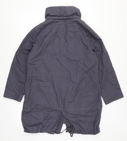 Womens UK Size 12 Marks and Spencer Purple Overcoat