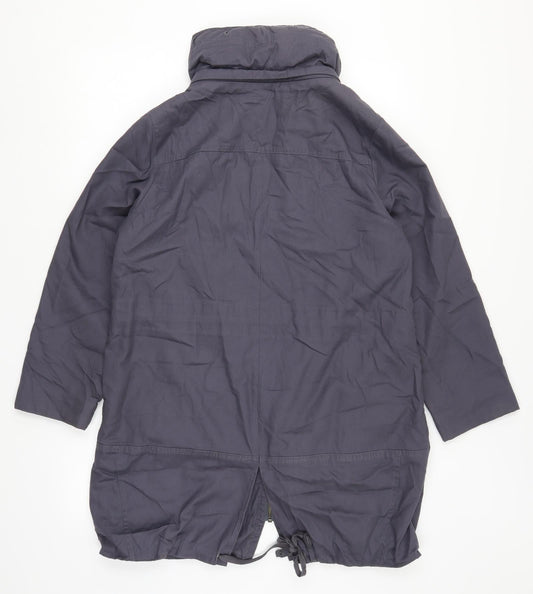 Womens UK Size 12 Marks and Spencer Purple Overcoat