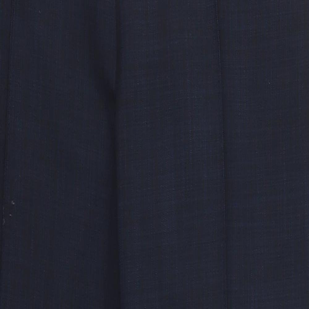 Womens UK Size 12 Marks and Spencer Regular Fit  Blue Trousers
