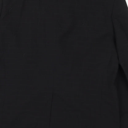 Mens UK Size 40 Preworn Regular Black Suit Jacket