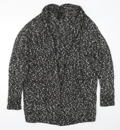 FOREVER 21 Womens Black  Knit Cardigan Jumper Size M