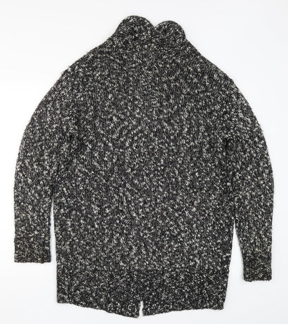 FOREVER 21 Womens Black  Knit Cardigan Jumper Size M