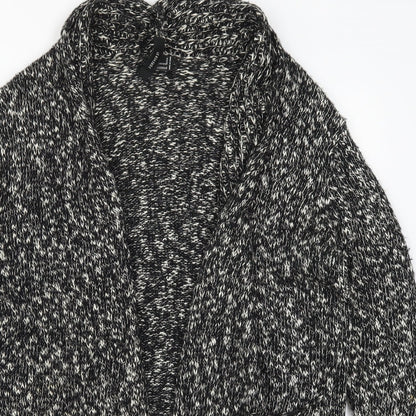 FOREVER 21 Womens Black  Knit Cardigan Jumper Size M