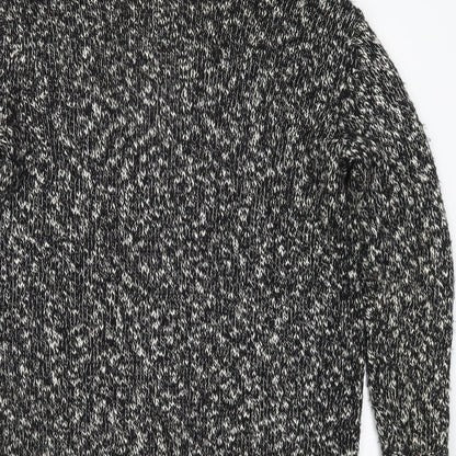 FOREVER 21 Womens Black  Knit Cardigan Jumper Size M