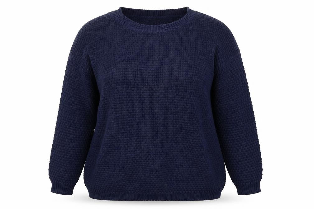 Womens UK Size 12 M&Co Blue Pullover Jumper