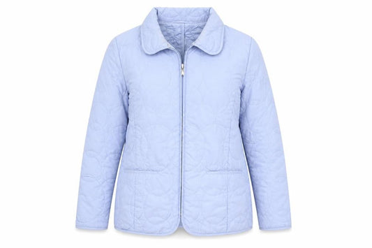 Tigi Womens Blue   Quilted Coat Size 10
