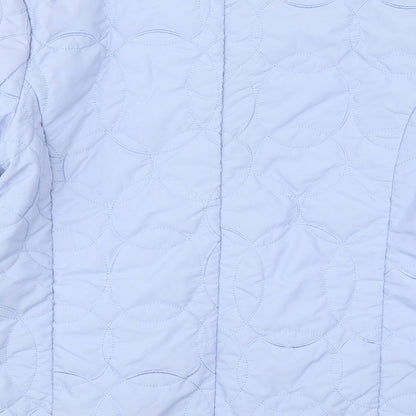 Tigi Womens Blue   Quilted Coat Size 10