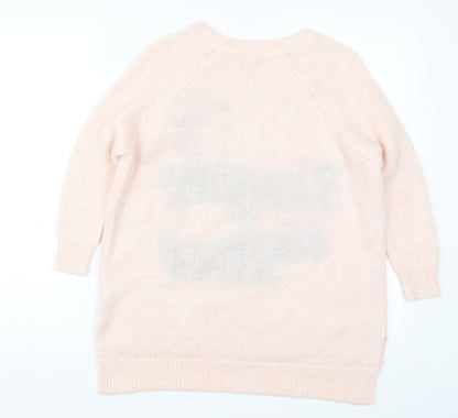 Womens UK Size 6 River Island Pink Pullover Jumper