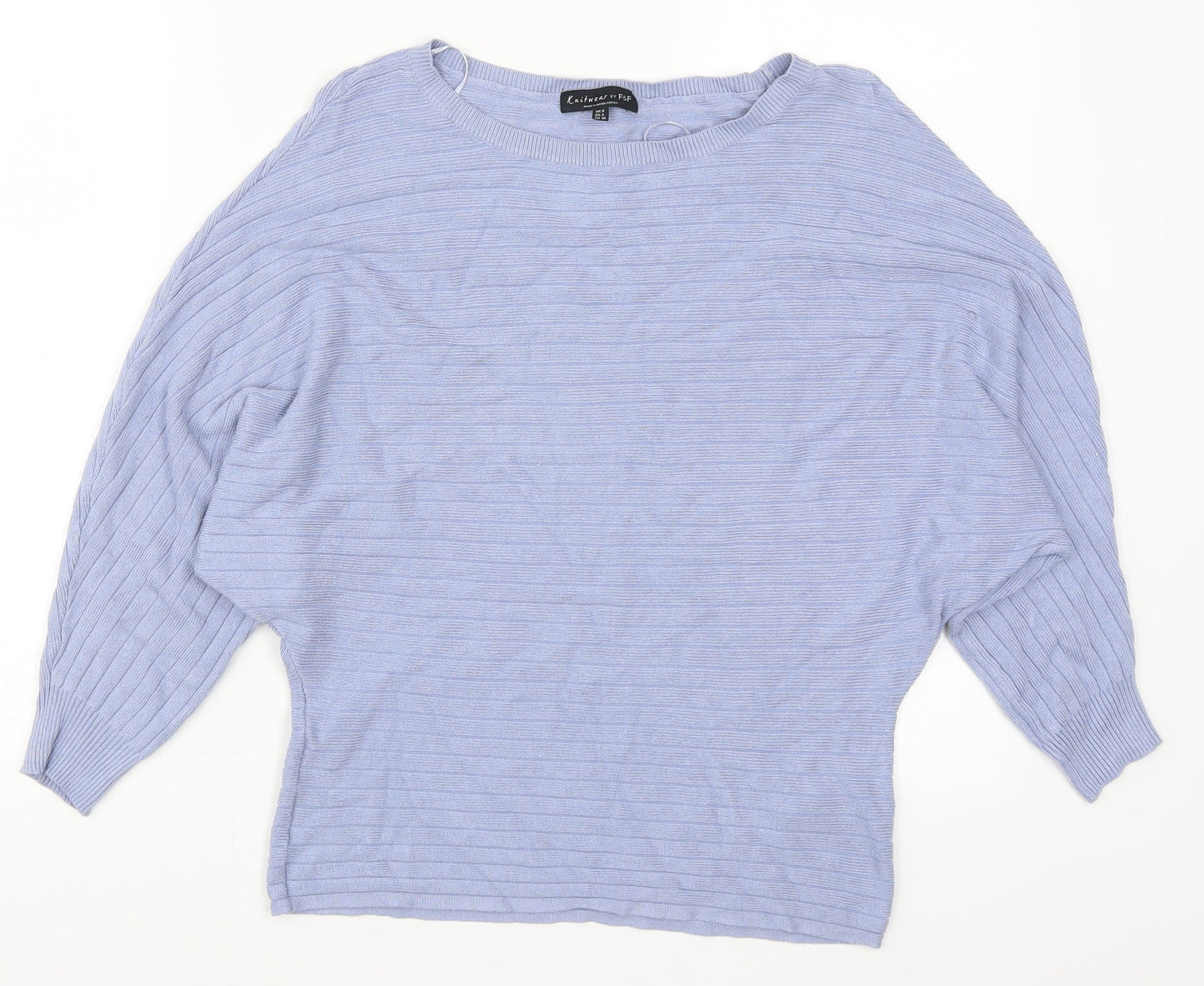 F&F Womens Blue   Pullover Jumper Size 8